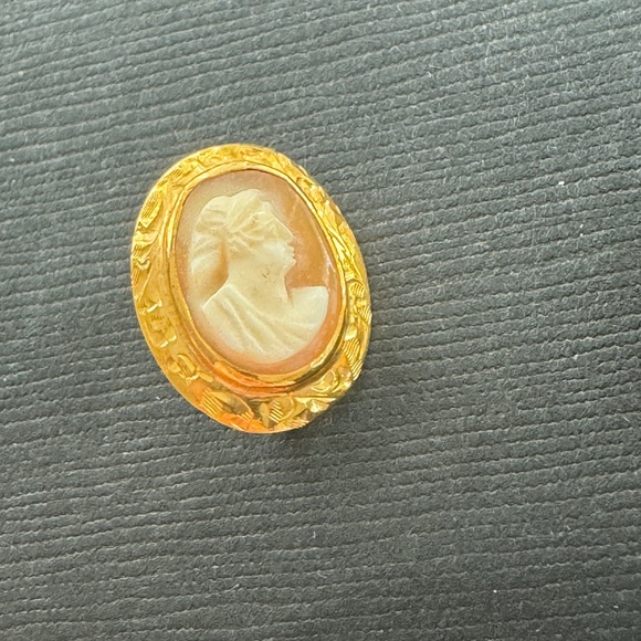 ✨ SOLD ✨ 10K solid gold cameo antique stick pin cute LOT - Picture 10 of 11